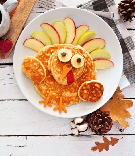 Kids Pancakes, Thanksgiving Toddler, Thanksgiving Breakfast, Breakfast Yummy, Turkey Breakfast, Fall Breakfast, Holiday Breakfast, Thanksgiving Kids, The Bubble