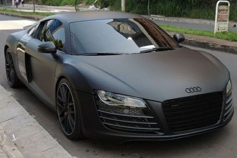 A desire automobile that has an incredible design. From the color of the auto, car wheels, auto glass, to the inside of the auto. Everybody definitely wants desire cars and trucks like this. #cool#coolcars#blackcars#colorcars Audi R8 Sport, Audi Sports Car, Audi A, Luxury Cars Audi, Black Audi, Audi R8 V10, Maserati Granturismo, 4 Wheelers, Maserati Quattroporte