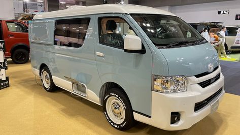 RecVee Solan Toyota HiAce Van Toyota Hiace Van, Small Camper Vans, Hiace Van, Small Camper, Sprinter Conversion, Tiny Camper, Micro Camper, Van Conversion Interior, Adventure Campers