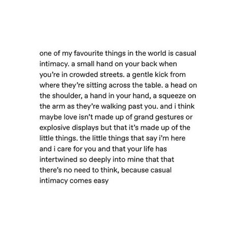 Casual intimacy discovered by HeeLeen on We Heart It Meal Ideas For 2 People, Casual Intimacy, Online Relationships, Feeling Disconnected, Poem Quotes, Hopeless Romantic, My Favorite Things, Poetry Quotes, Fact Quotes