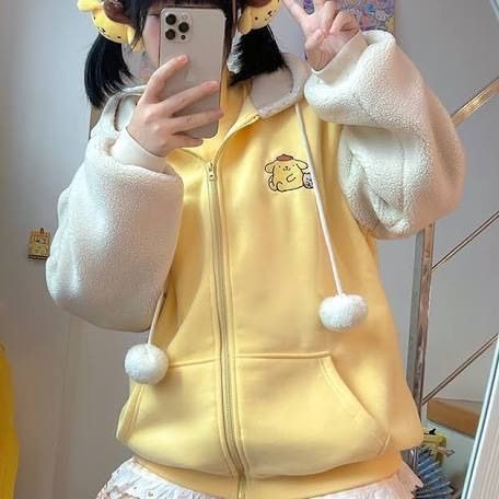 Sanrio Outfits, Sanrio Clothes, Cute Kawaii Outfits, Yellow Aesthetic Pastel, Yellow Clothes, Yellow Outfit, Really Cute Outfits, Kawaii Clothes, Harajuku Fashion