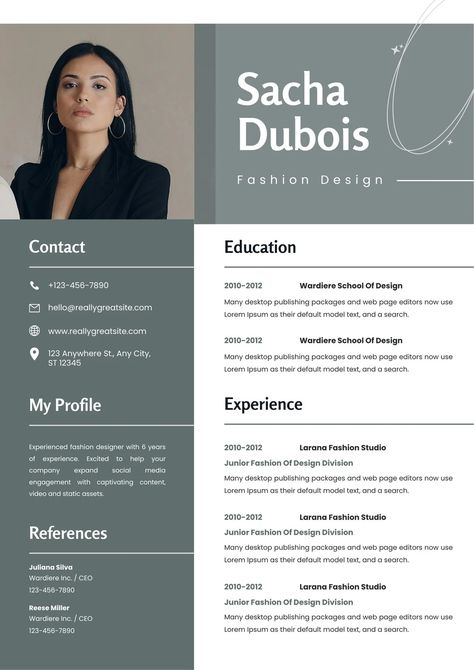 Templates Resume Background Design, Designer Resume Template, Graphic Designer Resume Template, Graphic Designer Resume, Designer Resume, Resume Maker, Photo Collage Maker, Graphic Design Resume, Teacher Resume