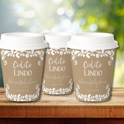 Celebrate the arrival of your little one with our stunning Cielito Lindo Baby Shower Theme! This Paper Cup is perfect for a gender-neutral baby sprinkle or baby shower, featuring a charming hacienda Mexican fiesta party theme with beautiful Talavera-inspired designs. The soft beige background adds an elegant touch, making it ideal for any Cielito Lindo-themed celebration. Invite your loved ones to join in the festivities and create unforgettable memories with our unique and stylish Mexican baby shower decor. Hacienda Baby Shower Theme, Cielito Lindo Baby Shower Theme, Elegant Mexican Theme Party, Fiesta Party Theme, Mexican Baby Shower, Mexican Babies, Mexican Fiesta Party, Fiesta Theme Party, Mexican Theme