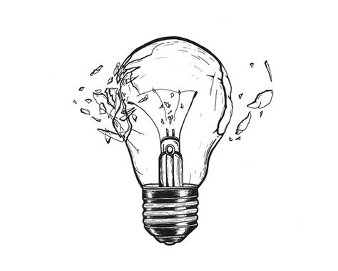 Anthem and Arrows Illustration on Behance Electrician Drawing, Electricity Tattoo, Electrician Tattoo, Mushu Tattoo, Bulb Illustration, Bulb Tattoo, Electricity Art, Lightbulb Tattoo, Light Bulb Drawing