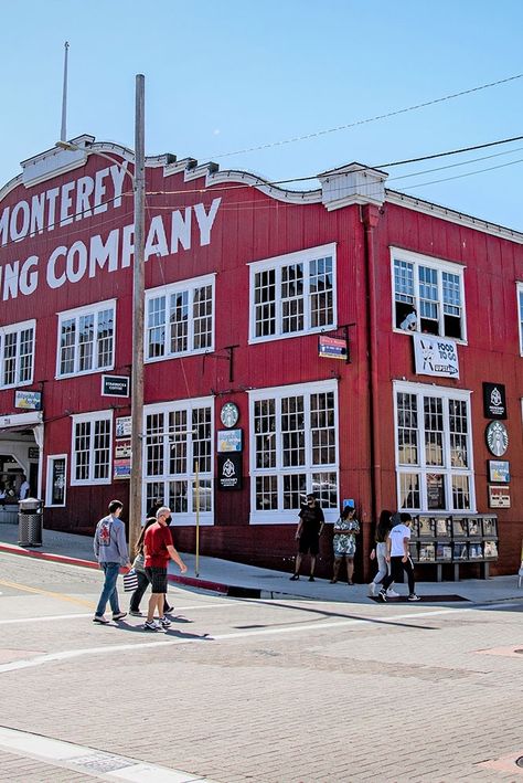 Cannery Row in Monterey is a must-see for visitors to the central California coast. The colorful buildings and restaurants overlooking the harbor are a reminder of the city's storied past as a center of seafood production. There's plenty to see and do in Cannery Row, from wandering through the shops and galleries, to grabbing a bite at one of the many restaurants, to taking a walk along the harbor front. Whatever your interests, Cannery Row is sure to please. 📸: Mana5280 Monterrey California, Cannery Row Monterey, Central California Coast, Central Coast California, Cannery Row, Colorful Buildings, Monterey California, Taking A Walk, Central California