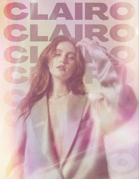 Clairo Music Poster, Colorful Wall Posters, Clario Posters, Clairo Poster Prints, Clairo Bags Poster, Beabadoobee Aesthetic Poster, Clairo Poster Aesthetic, Clairo Aesthetic Poster, Claro Poster