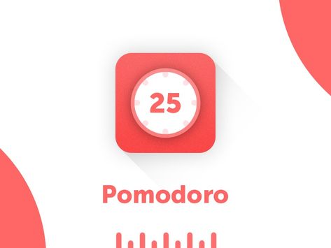 Pomodoro app logo by Badr K. Pomodoro App, Pomodoro Clock, Keyboard Shortcuts, App Logo, Design Jobs, Job Opening, Design Assets, Creative Market, Global Community