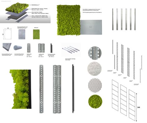 Hydroponic Living Wall, Moss Wall Installation, Green Facade Detail, Moss Installation, Moss Architecture, Active Mobility, Car Showroom Architecture, Living Wall Garden, Wall Moss