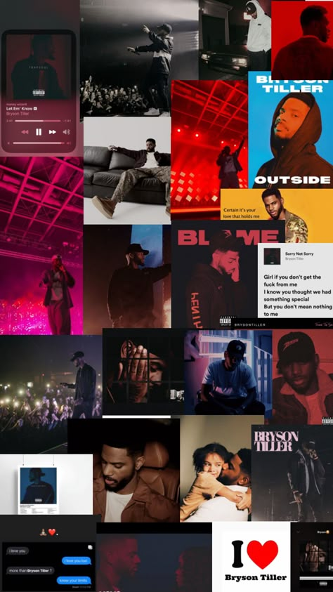 Bryson tiller 💕😏 Bryson Tiller Quotes, Bryson Tiller Wallpaper, Drakes Album, Pretty Wallpaper Ipad, Scary Movie Characters, Retro Wallpaper Iphone, Bryson Tiller, Meaningful Lyrics, Music Collage