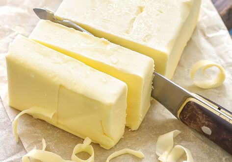 Did you know? Sales of butter now top $2 billion a year in the U.S. — a 65% increase since 2000 -- and per-capita consumption is now at a 40-year high of 5.6 pounds.  http://www.marketwatch.com/story/butter-is-now-winning-the-fat-wars-2014-01-20 Butter Image, Think Food, Food Science, Christmas Cooking, Eye Bags, Culinary Arts, Stick Of Butter, Marbella, Tray Bakes