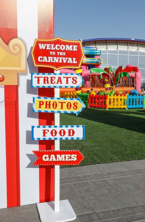 Carnival Birthday Theme, Carnival Birthday Party Ideas, Circus Decor, Carnival Booths, Circus Birthday Party Theme, Carnival Birthday Party Theme, Fall Carnival, Carnival Birthday Party, Carnival Decorations