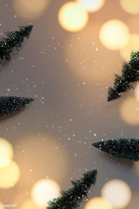 Christmas trees with design space background | premium image by rawpixel.com / kwanloy Christmas Lashes, New Year Sparkle, Free Christmas Backgrounds, Christmas Lights Background, Marble Wallpaper Phone, White Tree Branches, Christmas Tree Images, Tree Background, Christmas Background Images