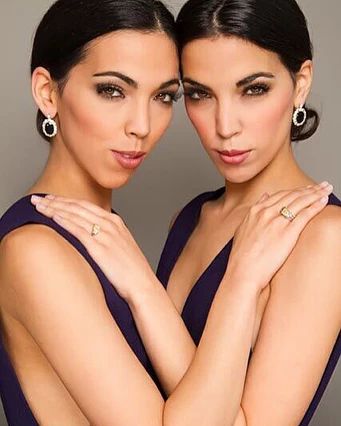 Langshaw Twins - Dana and Grace Langshaw are twin models. Twin Models, Twins, Actors, Models, Drop Earrings