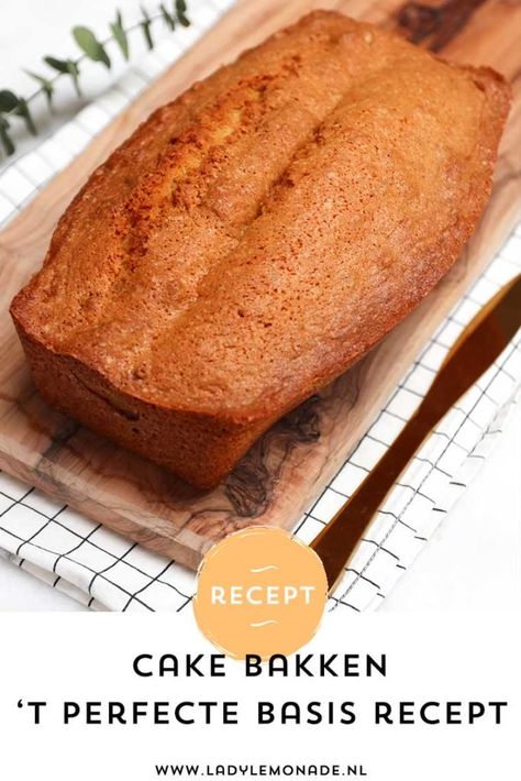 Cake bakken - Hét lekkerste basis recept voor de perfecte cake. Bruschetta Recept, Yoghurt Cake, Basic Cake, Dutch Recipes, Sweet Pie, Brownie Cake, Bakery Bread, Beignets, Pound Cake