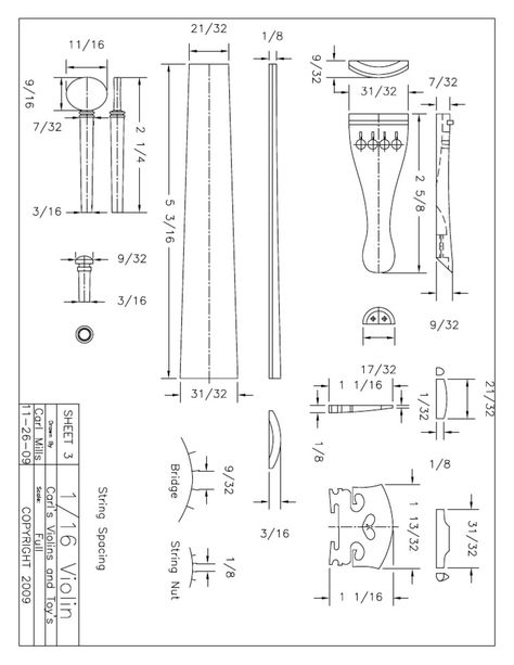 Diy Violin, Violin Makers, Diy Instruments, Box Guitar, Document Sharing, Free Plan, Technical Drawing, Mandolin, Read Online For Free