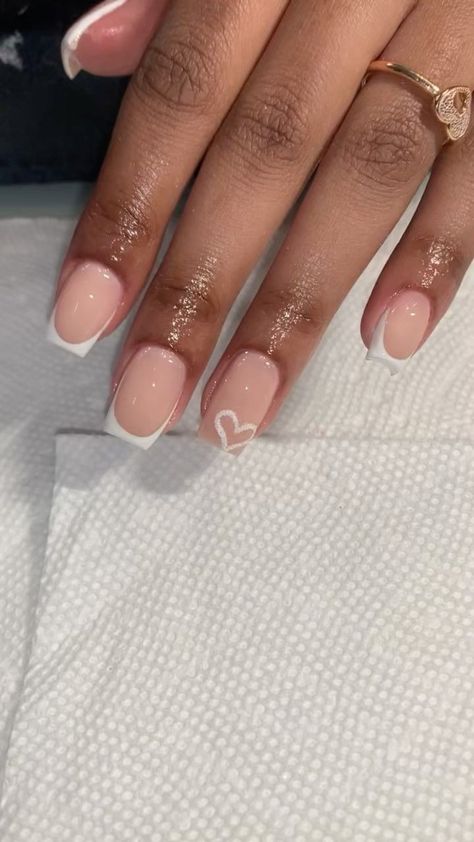 Nails Vday, Work Nails, French Acrylic Nails, Classy Acrylic Nails, Short Square Acrylic Nails, Acrylic Nails Coffin Pink, Henderson Nv, Long Square Acrylic Nails, Bling Acrylic Nails