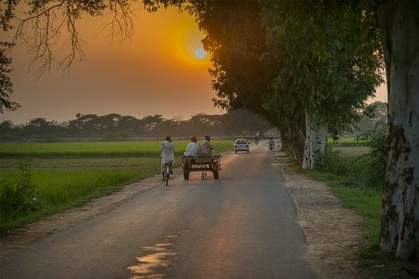 Indian Road, Beautiful Pakistan, Punjab Pakistan, Village Photography, Indian Village, Girl Crush Fashion, Canvas Paint, Amazing Nature Photography, Picsart Background