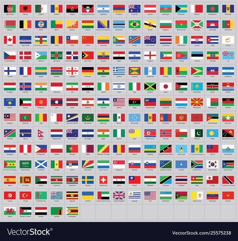 World Flags With Names, All World Flags, All Country Flags, World Country Flags, World Quiz, Dictionary For Kids, Flag Printable, Countries And Flags, Best Flags