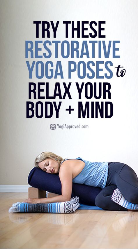 Restorative Yin Yoga Poses, Restore Yoga Poses, Yoga Restorative Poses, Restore Yoga Sequence, Restorative Yoga Poses Sequence, Restorative Yoga Poses Bolster, Restorative Yoga Sequence With Props, Yoga Relaxation Poses, Restorative Poses