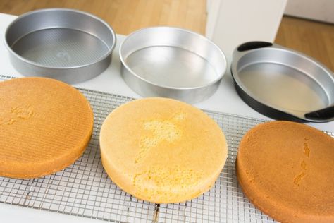 We spent more than 30 hours researching and testing cake pans in three essential shapes–round, rectangular/square, and loaf–to come up with the best of each to find the best. Best Pans, Fine Cooking, Cake Central, Best Cake, Smitten Kitchen, Cooks Illustrated, Round Cake, Sandwich Bread, Round Cake Pans