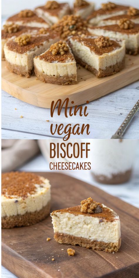 Vegan Cream Cheese Recipe Desserts, Vegan Dessert In A Cup, Biscoff Vegan Recipes, Vegan Baked Cheesecake, Vegan Italian Dessert, Vegan Birthday Desserts, Vegan Deserts Easy, Gf Vegan Dessert, Vegan No Bake Cheesecake