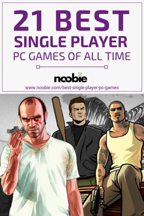 21 Best Single Player PC Games Of All Time | There are tons of great video games out there that are both exciting and rather addictive. But what makes the best games stand out above the rest of the pack? Check out our list of the top PC games of all time! #pcgaming #pcgamer #videogames Time Infographic, Mission Game, Best Pc Games, Best Pc, Pc Games, Pc Game, Single Player, Latest Gadgets, Playing Video Games