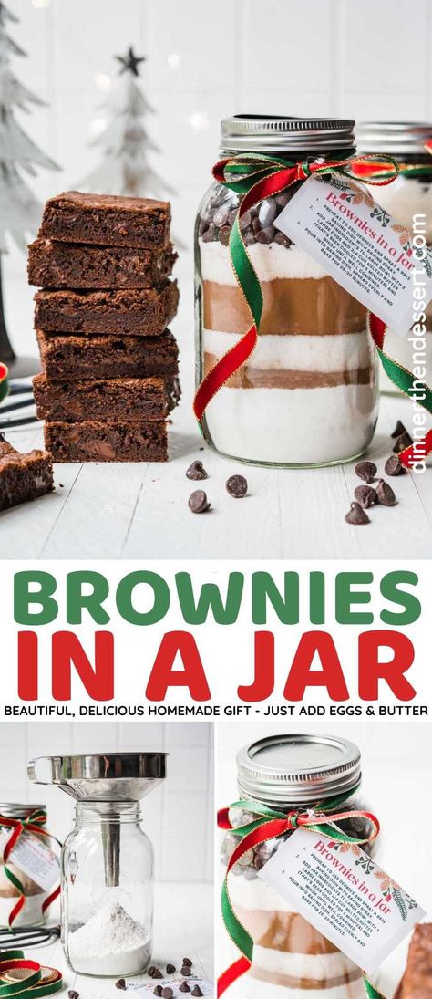 Jar Baked Goods Gift Ideas, Cookies In A Jar Christmas, Holiday Cookie Mix In A Jar, Brownies In A Jar Gift, Cookies In Mason Jar Gift, Brownie In A Jar Recipe, Cookie Dough Mix In A Jar, Christmas Treats In A Jar, Cookie Mix In A Bag Gift Ideas