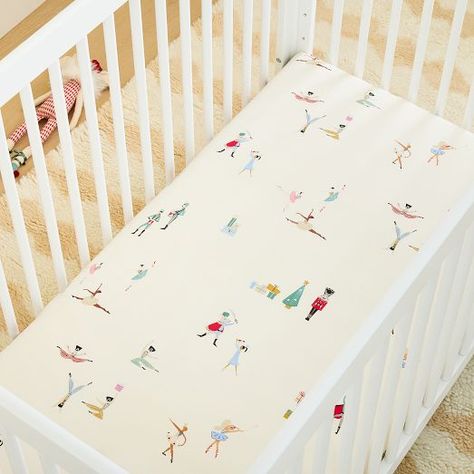 Sarah Sherman Samuel | West Elm Kids Holiday Decor, Christmas Crib, Crib Fitted Sheet, Sarah Sherman, Sarah Sherman Samuel, Christmas Bedding, Fitted Crib Sheet, Crib Sheets, Key Details