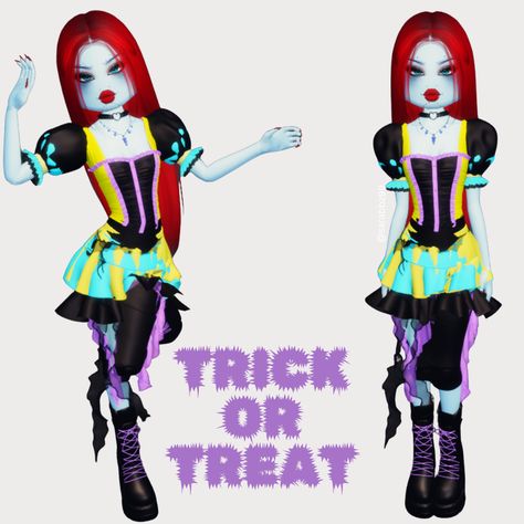 Trick Or Treat Dress To Impress Ideas, Trick Or Treat Dress To Impress No Vip, Skeleton Dress To Impress Tutorial, Trick Or Treat Dti Outfits, Jack Skellington Dress To Impress, Sally Dress To Impress, Dress To Impress Skeleton, Trick Or Treat Dress To Impress, Tired Dress To Impress