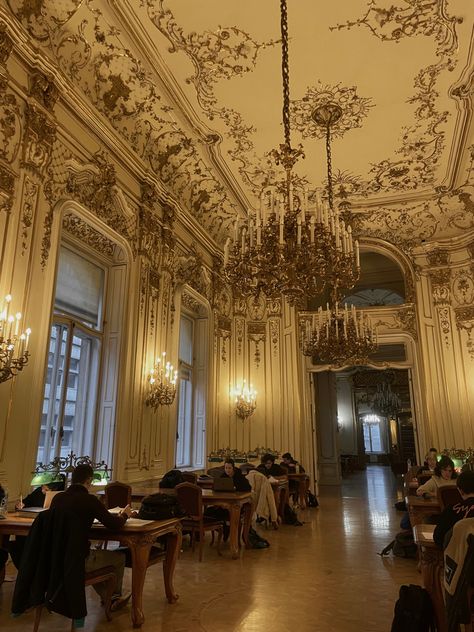 library glamour chandelier gold luxury lifestyle books high class antique old money Budapest Library, Vienna Waits For You, Champagne Problems, 2024 Goals, Beautiful Library, Dream Place, Dream Apartment, Public Service, Amazing Places