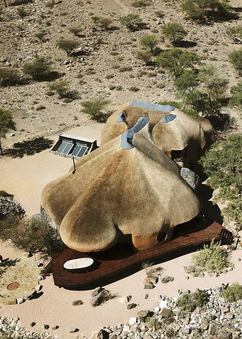 Porky Hefer Nest, Kaira Looro, Shelter House, Namib Desert, Eco Architecture, Sustainable Technology, Three Bedroom House, Tadao Ando, Vernacular Architecture