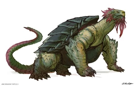 Big Creatures, Dragon Turtle, Magic Creatures, Myths & Monsters, Monster Artwork, Dragon Ideas, Mythical Monsters, Alien Character, Creature Artwork