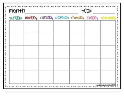 free printable blank monthly calendar Cleaning Calendar Printable, Cleaning Chart, Free Printables Organization, Cleaning Schedule Printable, Schedule Printable, Schedule Organization, Printable Chore Chart, Chore Chart Kids, Free Calendar