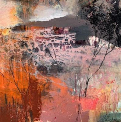 Abstract Landscape Painting, Contemporary Art “Place of Tomorrow“ by Intuitive Artist Joan Fullerton Joan Fullerton, Intuitive Artists, Art Place, Painting Contemporary Art, Abstract Art Inspiration, Painting Contemporary, Contemporary Abstract Art, Abstract Landscapes, Abstract Art Landscape