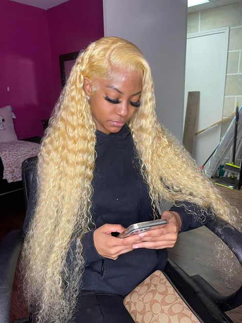 Blonde Human Hair Wigs, Hair Tea, Loose Deep Wave, Sew In Hairstyles, Human Hair Wigs Blonde, 613 Blonde, Slick Hairstyles, Hair Ponytail Styles, Hair Laid