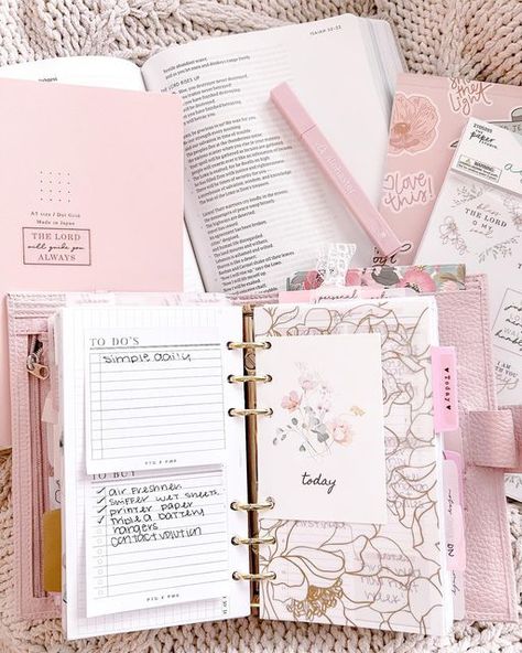 Pink Planner Aesthetic, Moterm Planner, 2025 Lifestyle, Work Cubicle Decor, Nurse Vibes, Ring Planners, Planner Aesthetic, Pink Planner, Hidden Agenda