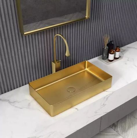 Color also have gold,rose,black,sliver and so on Stainless Steel Bathroom Sink, Pedestal Bathroom Sink, Rectangular Sink Bathroom, Sinks Kitchen Stainless, Stainless Steel Countertops, Vessel Sink Faucet, Countertop Basin, Stainless Steel Bathroom, Sink Design