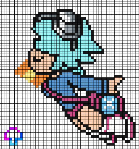 #growuphandmade #ramona #scottpilgrin #pixelart Minecraft Statues, Ramona Flowers, Scott Pilgrim Vs. The World, Fuse Bead Patterns, Scott Pilgrim Vs The World, Easy Pixel Art, Kandi Ideas, Perler Bead Designs, Pixel Art Grid