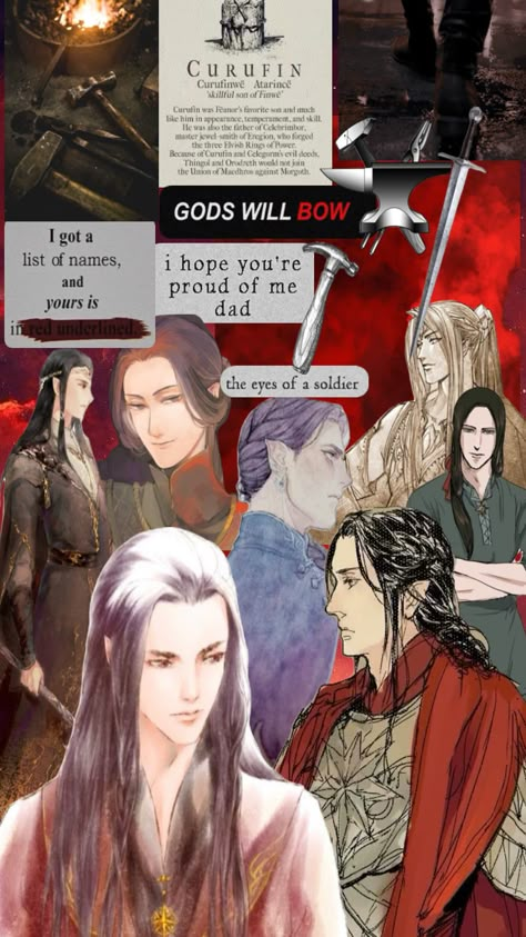 Curufin Curufinwë, 5th son of Fëanor Lotr Elves, Tolkien Elves, Tolkien Art, Lotr Art, Favorite Son, Beautiful Collage, Jrr Tolkien, Legolas, Proud Of Me