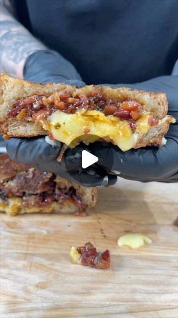 Matt Price on Instagram: "I don’t care if you call this a grilled cheese or a melt… but listen… THIS is the ONE. Make this over the weekend and thank me later
.
Sourdough bread + Jalapeño bacon jam + Brie and smoked Gouda cheese…. maaaaaaaan 😍😍 it’s special! Trust me
.
Bacon Jam Recipe:
1 lb thick cut bacon
4 jalapeños diced
1 large onion diced
1/4 cup  apple cider vinegar
3 tbsps balsamic glaze
AP seasoning
1/2 cup brown sugar 
.
.
#mrmakeithappen #foodies #sandwich #sandwichporn #bacon #baconjam #foodporn" Bacon Jam Brie, Jam Grilled Cheese, Bacon Sandwich Recipes, Jalapeño Bacon, Mr Make It Happen, Jalapeno Bacon, Bacon Jam Recipe, Smoked Gouda Cheese, Bacon Sandwich