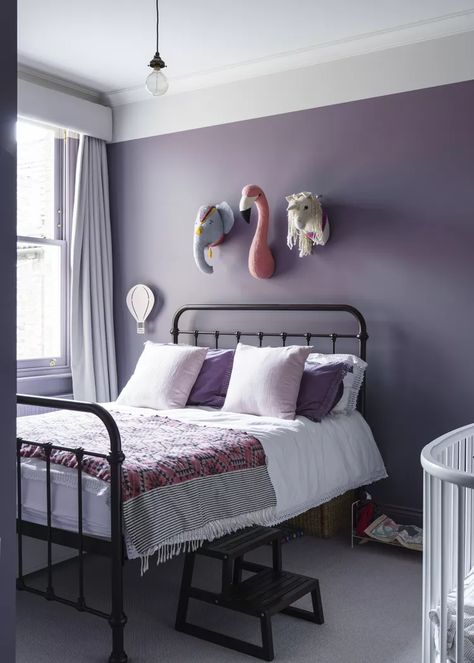 Dark Purple Paint Colors, Lavender Paint Colors, Purple Wall Paint, Light Purple Paint, Navy Blue Accessories, Deco Violet, Purple Paint Colors, Lavender Paint, Purple Color Schemes