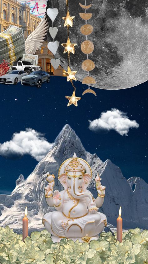 #myfirstshuffle #wallpaper #ganesha #mutelu #manifest #ohoetao Wallpaper Ganesha, Wallpaper Love, Create Collage, Ganesha, Creative Play, Wallpaper Quotes, Connect With People, Your Aesthetic, Creative Energy