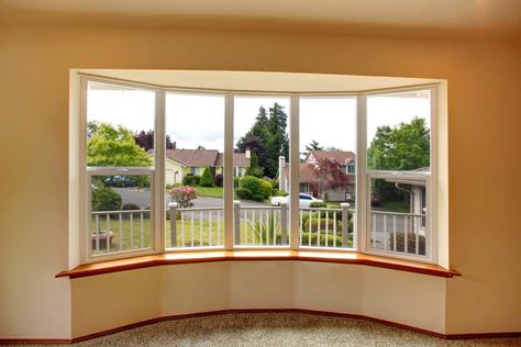 Bow Window Ideas Living Room, Bow Window Curtains, Window Replacement Cost, Installing Replacement Windows, Bow Window, Double Hung Windows, Upvc Windows, Window Replacement, Best Windows