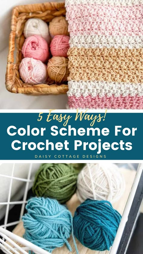 Colors For Crochet Blanket, Crochet Color Combinations Ideas, Crochet Blanket One Color Pattern, Crochet Color Ideas, Cute Crochet Color Combinations, Color Schemes For Blankets, Blanket Color Schemes Crochet, Color Combinations For Knitting, Color Schemes For Crochet Blankets