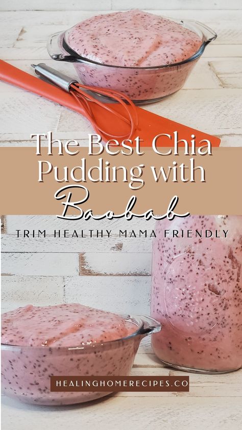 Chai Seeds Benefits, Best Chia Pudding, Baobab Powder, Trim Healthy Recipes, Chia Benefits, Chia Recipe, Chia Seeds Benefits, Chia Seed Recipes, Trim Healthy Mama Recipes