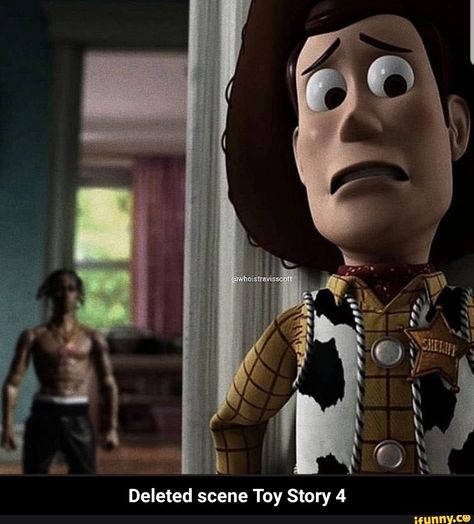 Deleted scene Toy Story 4 - Deleted scene Toy Story 4 – popular memes on the site iFunny.co #travisscott #celebrities #travisscott #toy #story #rodeo #delete #scene #idk #deleted #meme Travis Scott Rodeo, Memes Of The Day, Kali Uchis, Rap Aesthetic, Boys Wallpaper, 5 Anime, Funny Profile Pictures, Funny Reaction Pictures, Instagram Funny