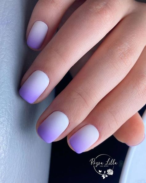 Square Ombre, Unique Manicure, Glitter Manicure, Square Nail Designs, Spring Nail Designs, New Nail Designs, Ombre Acrylic Nails, Short Square Nails, How To Grow Nails