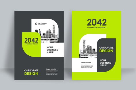 City Background Business Book Cover Design Template Corporate Book Cover Design, Business Book Cover Design, Corporate Book Cover, Business Book Cover, Company Profile Design Templates, Brochure Design Layouts, Book Cover Design Template, Brochure Cover Design, Brochure Design Creative