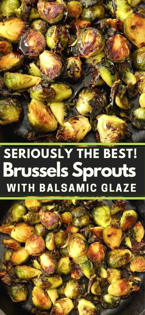 Balsamic Glaze Brussel Sprouts, Best Brussels Sprouts, Brussel Sprouts Recipes Easy, Balsamic Brussels Sprouts, Balsamic Brussel Sprouts, Balsamic Glaze Recipes, Brussel Sprout Recipes Roasted, Maple Balsamic, Sprouts Recipe