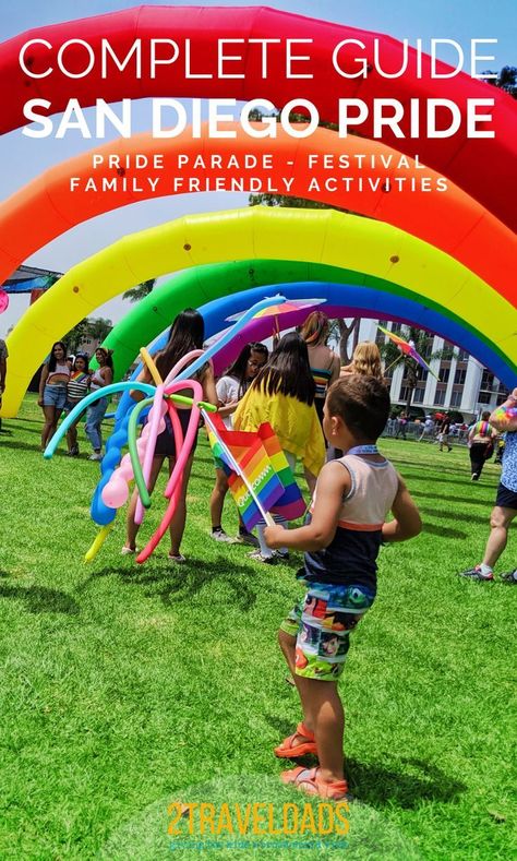 San Diego Pride, Parade Banner, Mountains California, Pride Celebration, Southwest Travel, Visit San Diego, Pride Festival, Tattoos Temporary, 5k Run